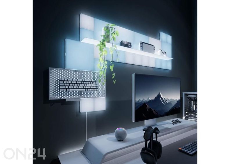 Nanoleaf Blocks riiulilaienduskomplekt (2 tk) suurendatud