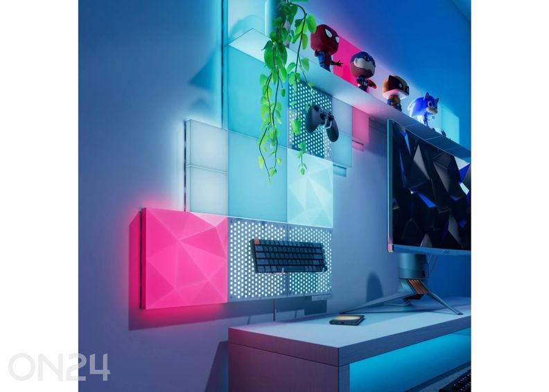 Nanoleaf Blocks Squares laienduskomplekt (2 paneeli) suurendatud