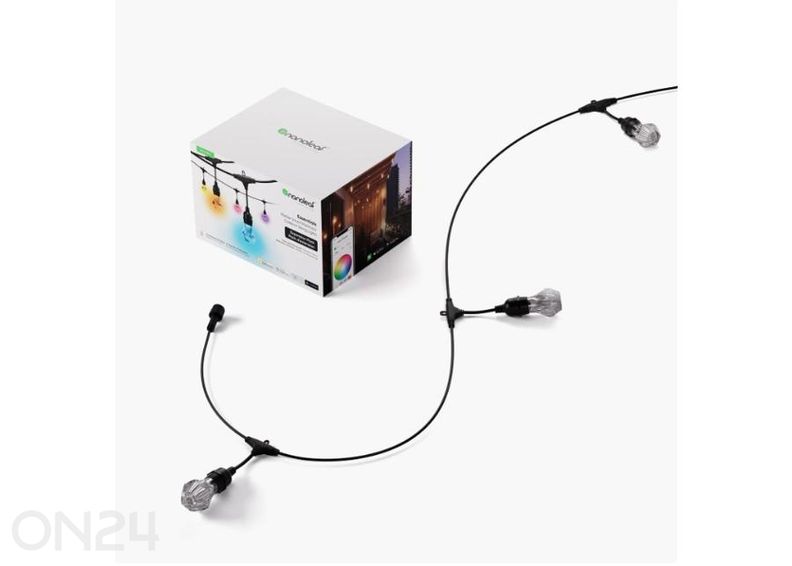 Nanoleaf Essentials Matter nutikas mitmevärviline välisvalgusti – 15 m laienduskomplekt suurendatud