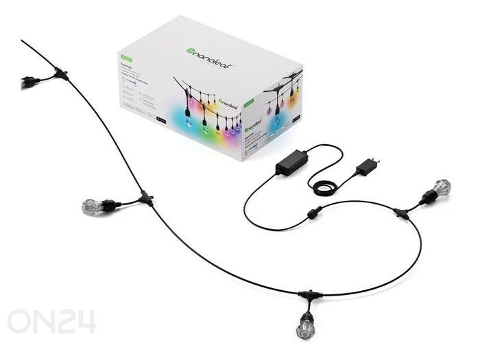Nanoleaf Essentials Matter nutikas mitmevärviline välisvalgusti – 30 m stardikomplekt suurendatud