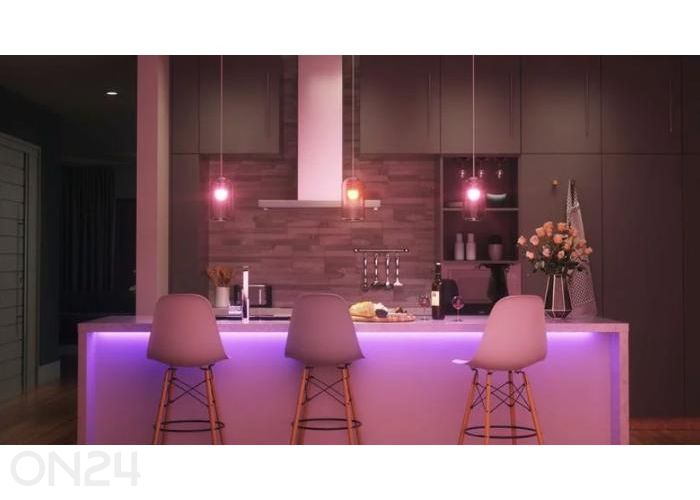 Nanoleaf Essentials Matter WI-Fi nutipirn A60 E27 (4 tk komplektis) suurendatud