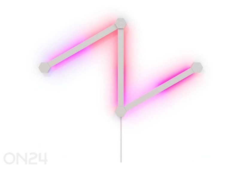 Nanoleaf Lines 60° laienduskomplekt (3 valgusriba) suurendatud
