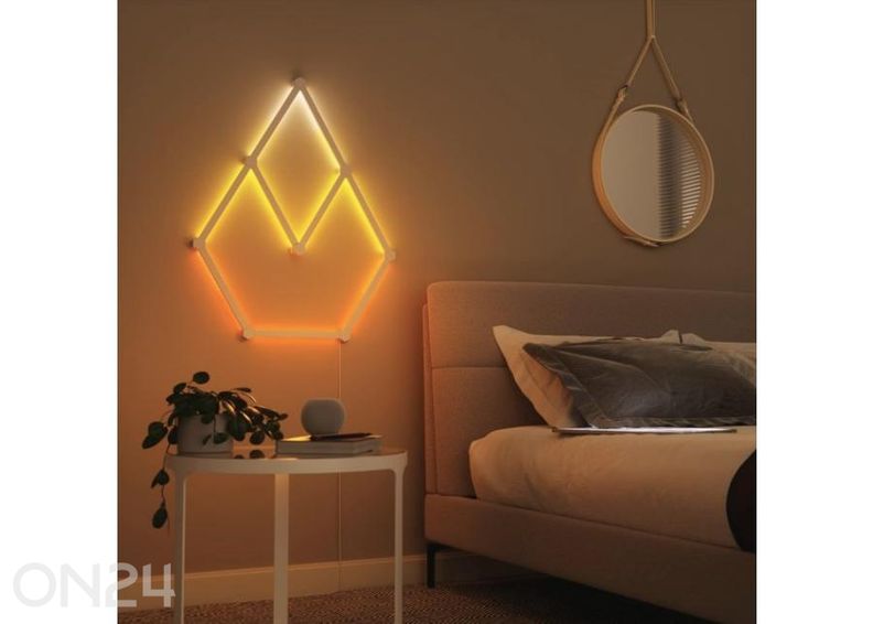 Nanoleaf Lines 60° stardikomplekt (9 valgusriba) suurendatud