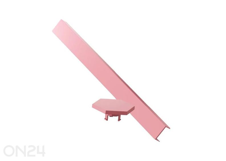 Nanoleaf Lines Skin Black Matte paneelikatete ja kinnituskorkide komplekt (9 katet), roosa suurendatud