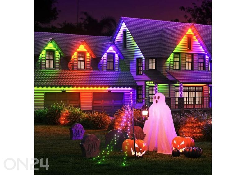 Nanoleaf nutikas mitmevärviline püsivalgusti välitingimustesse – laienduskomplekt (5 m) suurendatud