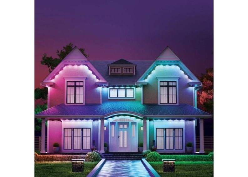 Nanoleaf nutikas mitmevärviline püsivalgusti välitingimustesse – laienduskomplekt (5 m) suurendatud