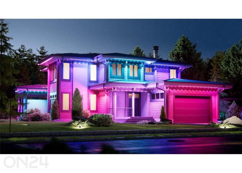 Nanoleaf nutikas mitmevärviline püsivalgusti välitingimustesse – stardikomplekt (15 m) suurendatud