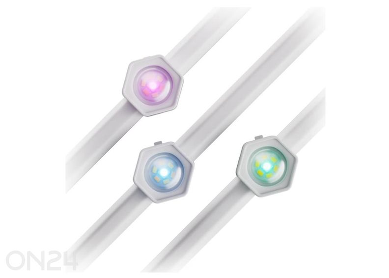 Nanoleaf nutikas mitmevärviline püsivalgusti välitingimustesse – stardikomplekt (15 m) suurendatud