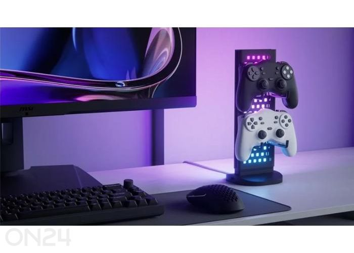 Nanoleaf perforeeritud valgustatud lauadokk suurendatud