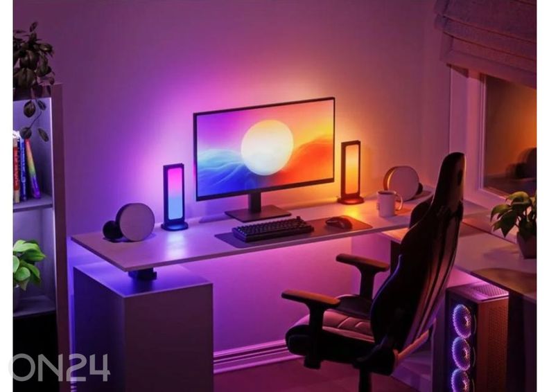 Nanoleaf perforeeritud valgustatud lauadokk suurendatud