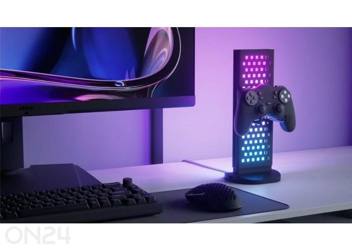 Nanoleaf perforeeritud valgustatud lauadokk suurendatud