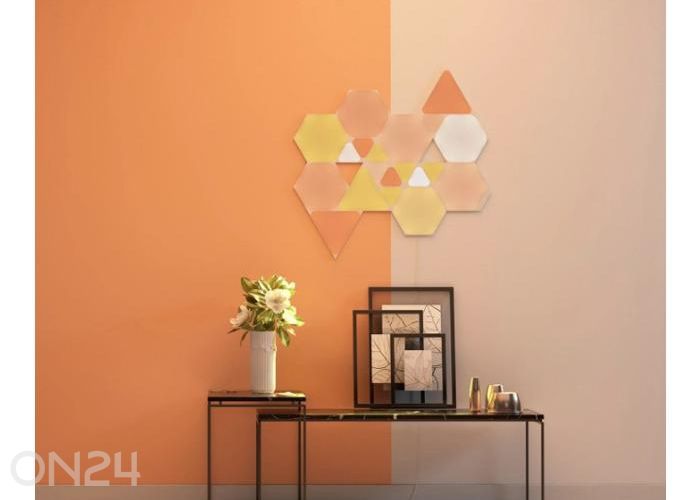 Nanoleaf Shapes Triangles laienduskomplekt (3 paneeli) suurendatud