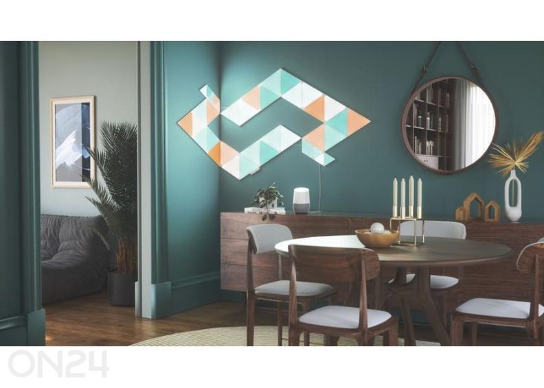 Nanoleaf Shapes Triangles stardikomplekt (15 paneeli) suurendatud