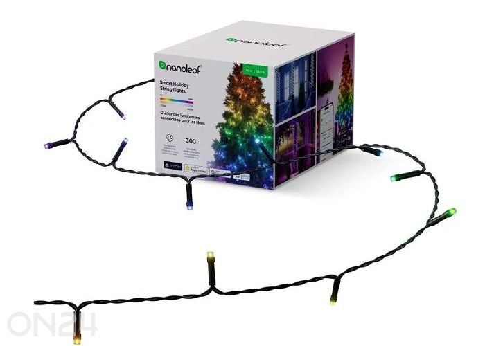 Nanoleaf Smart Holiday String Lights – nutikas valguskett (300 LED-i, 24 m) suurendatud