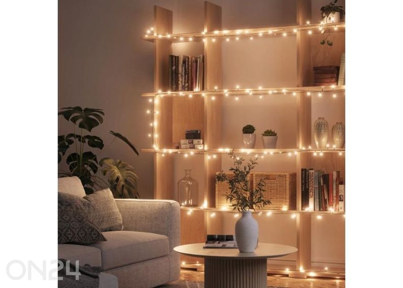Nanoleaf Smart Holiday String Lights – nutikas valguskett (300 LED-i, 24 m) suurendatud