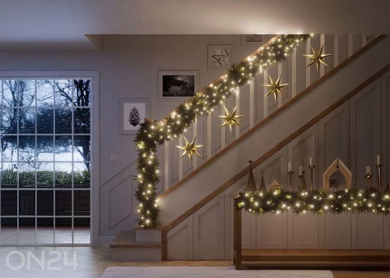 Nanoleaf Smart Holiday String Lights – nutikas valguskett (300 LED-i, 24 m) suurendatud