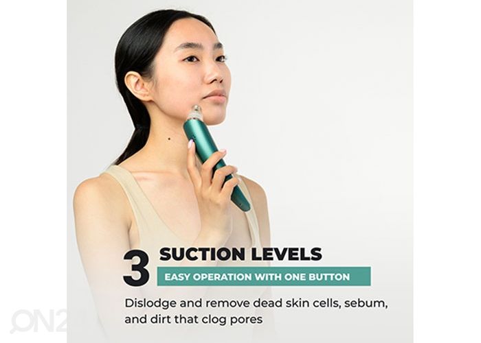 Näopuhastuse ja Massaažiseade GESS SHINE BLACKHEAD suurendatud