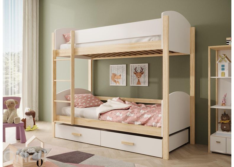 Narivoodi komplekt Jori madratsitega 90x200 cm suurendatud