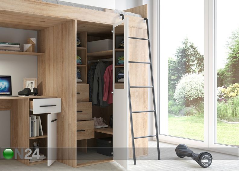 Narivoodi lauaga 90x200 cm suurendatud