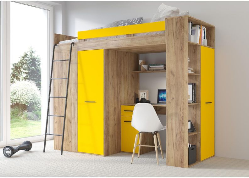 Narivoodi lauaga Castle 90x200 cm suurendatud