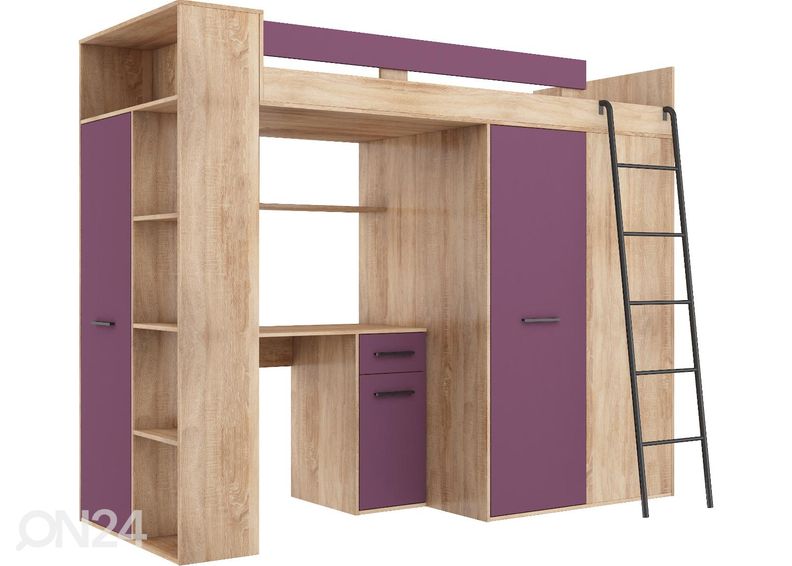 Narivoodi lauaga Castle 90x200 cm suurendatud