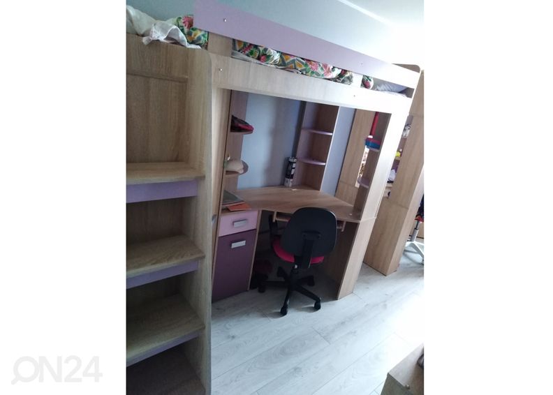 Narivoodi lauaga Castle II 80x200 cm suurendatud