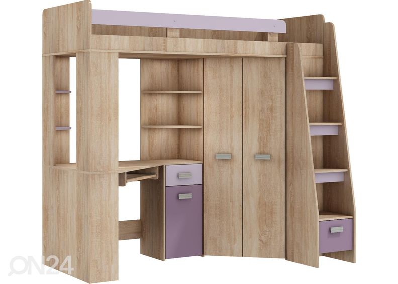 Narivoodi lauaga Castle II 80x200 cm suurendatud