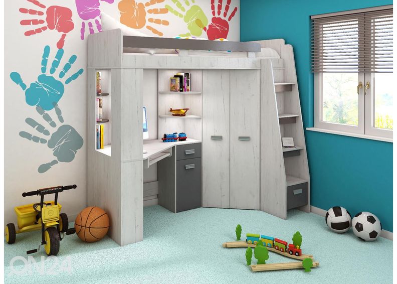 Narivoodi lauaga Castle II 80x200 cm suurendatud