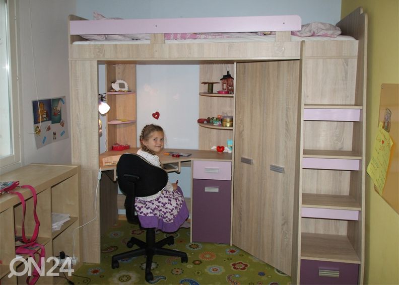 Narivoodi lauaga Castle II 80x200 cm suurendatud