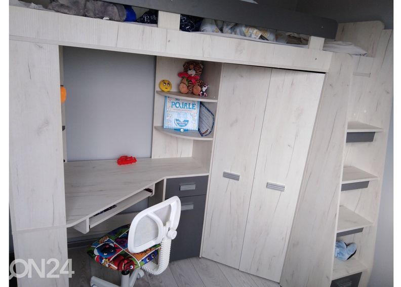 Narivoodi lauaga Castle II 80x200 cm suurendatud