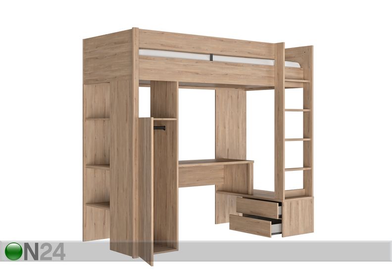 Narivoodi lauaga Ethan 90x200 cm suurendatud