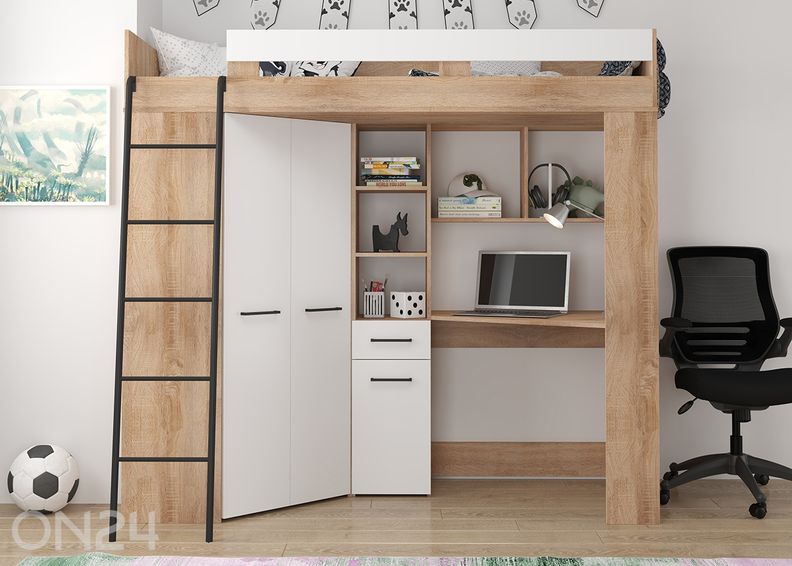 Narivoodi lauaga Floor 80x200 cm suurendatud