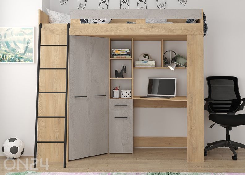 Narivoodi lauaga Floor 80x200 cm suurendatud