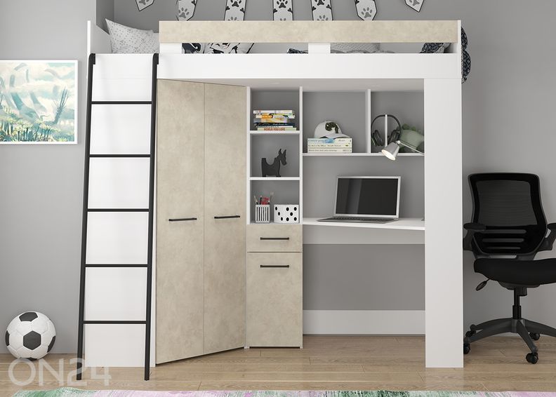 Narivoodi lauaga Floor 80x200 cm suurendatud