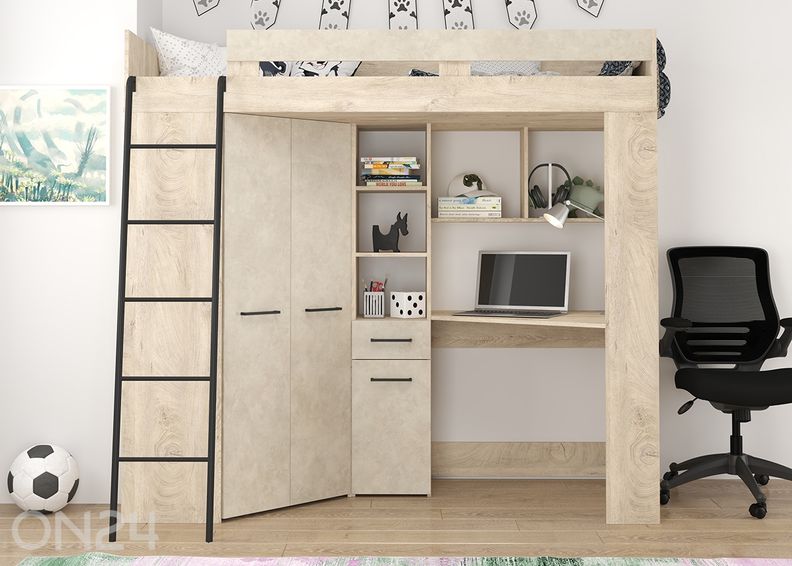 Narivoodi lauaga Floor 80x200 cm suurendatud