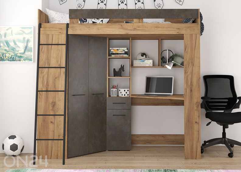 Narivoodi lauaga Floor 80x200 cm suurendatud