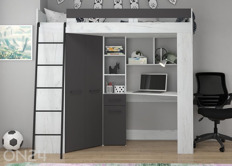 Narivoodi lauaga Floor 80x200 cm suurendatud