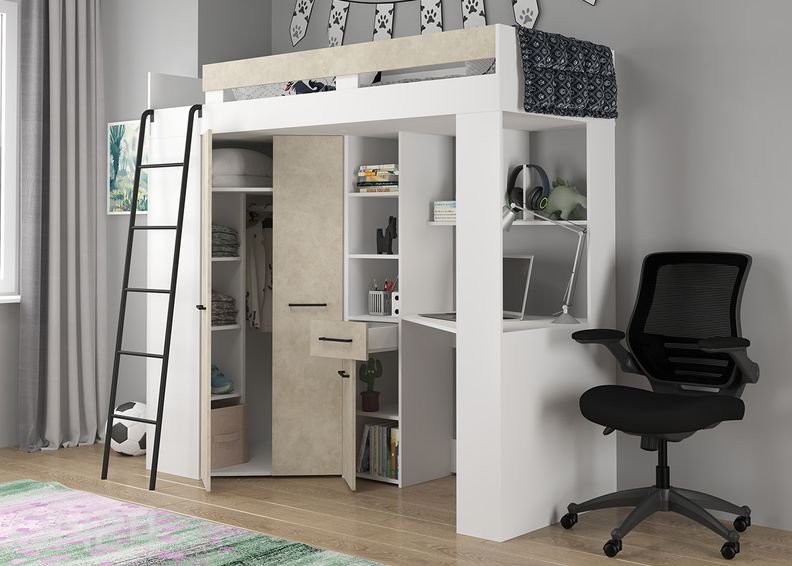 Narivoodi lauaga Floor 80x200 cm suurendatud