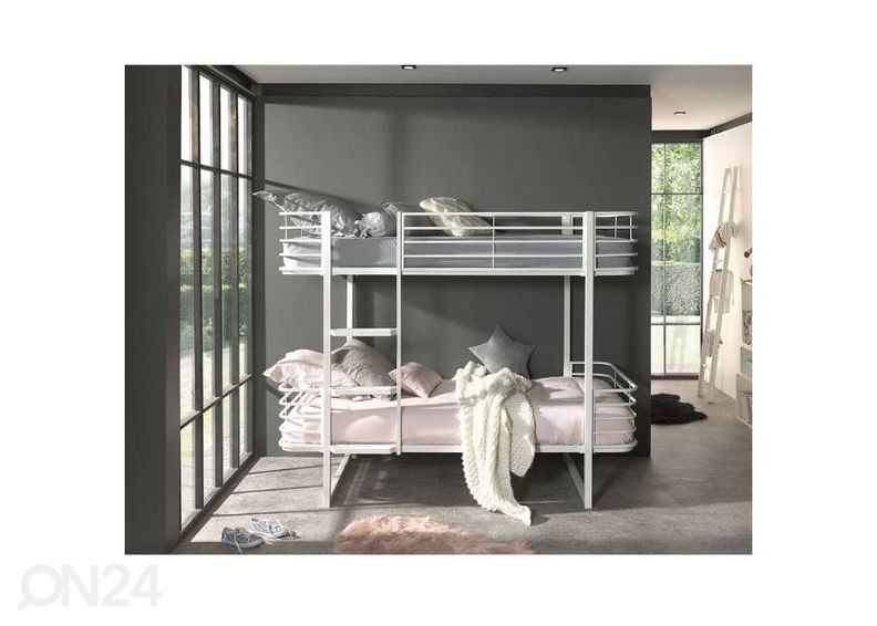 Narivoodi Oscar 90x200 cm, valge suurendatud