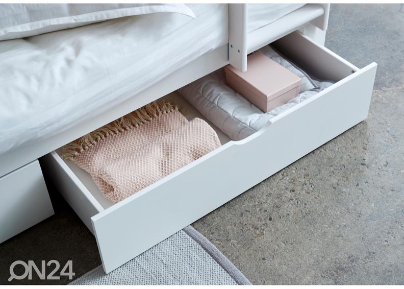 Narivoodi THUKA Actim sahtlitega, valge suurendatud