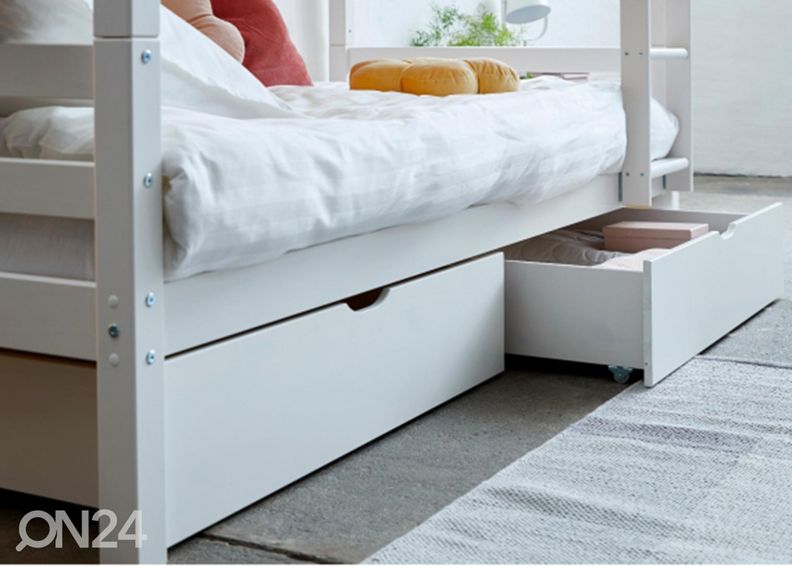 Narivoodi THUKA Actim sahtlitega, valge suurendatud