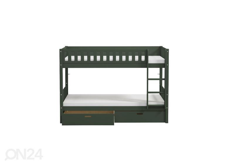 Narivoodi THUKA Viggo 2-kohaline sahtlitega, roheline suurendatud