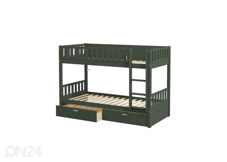 Narivoodi THUKA Viggo 2-kohaline sahtlitega, roheline suurendatud