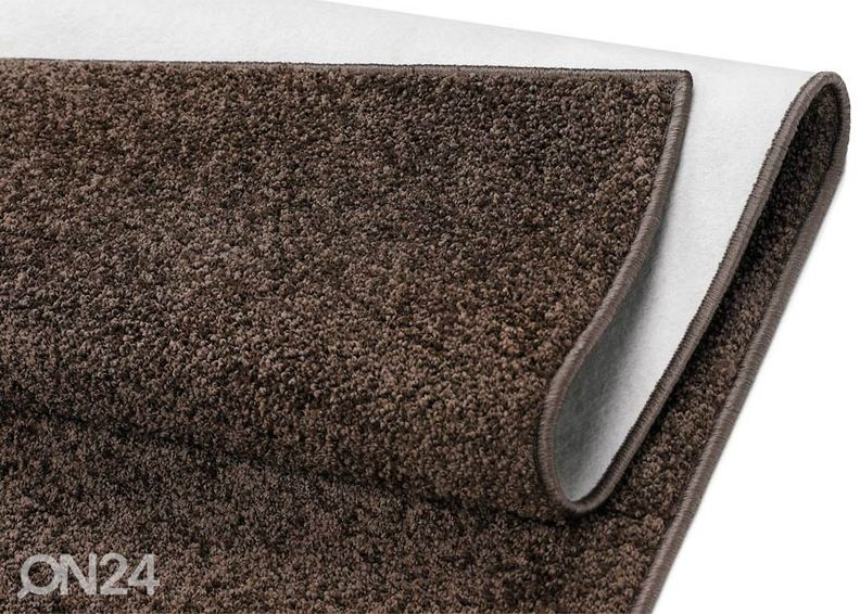 Narma friseevaip Aruba brown ümar Ø 200 cm suurendatud