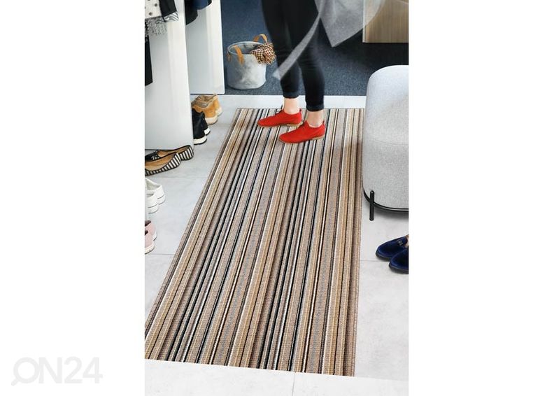 Narma koridorivaip Hugo beige 80x350 cm suurendatud