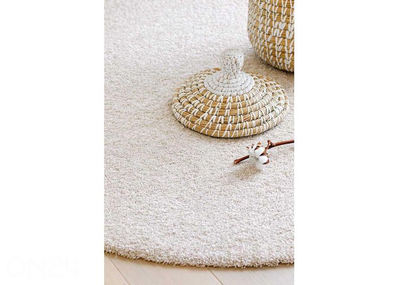 Narma kräsuline tuftingvaip Jazz™ white 133x200 cm suurendatud
