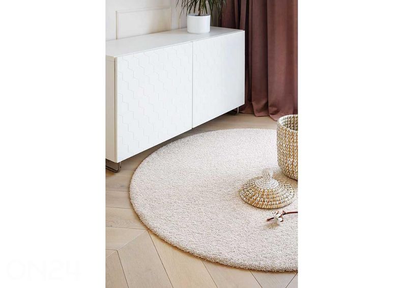 Narma kräsuline tuftingvaip Jazz™ white 133x200 cm suurendatud