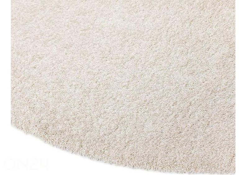 Narma kräsuline tuftingvaip Jazz™ white ümar Ø 200 cm suurendatud