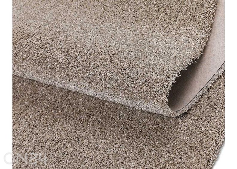 Narma kräsuline tuftingvaip Sweet™ beige ümar Ø 133 cm suurendatud