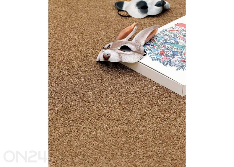 Narma kräsuline tuftingvaip Sweet™ gold ümar Ø 133 cm suurendatud